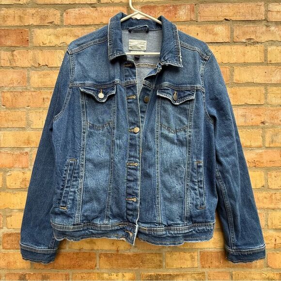 Universal Thread Freeborn Stretch Jean Jacket size XXL 2XL - Picture 7 of 7